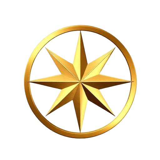 Pacific Northwest Yachts compass rose emblem